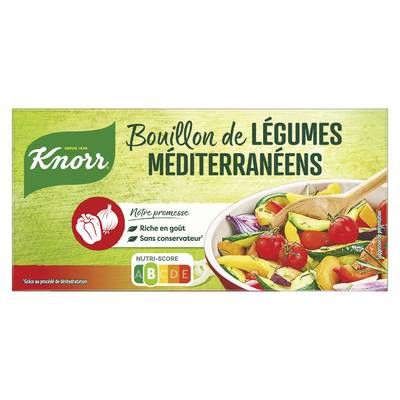 Knorr Bouillon Cube légumes méditerranéens, 12x11g