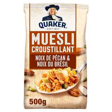 Quaker Golden muesli - Noix de pécan et noix du Brésil, 500g