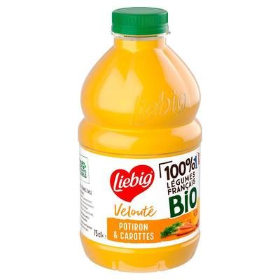 Liebig Soupe Velouté Potiron Carottes Bio, 75cl