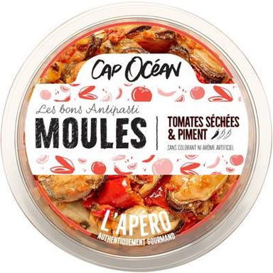 Cap Ocean Moules Tomates Séchées & Piments, 120g