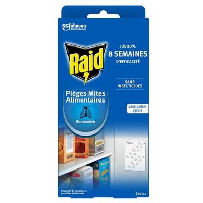 Raid Piège Alimentaire pour Mite, 2 pièces