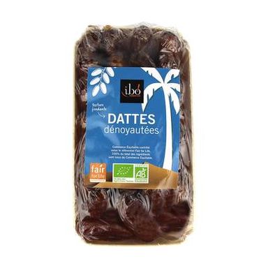 Ibo Dattes Dénoyautées bio et équitable, 250g