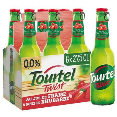 Tourtel Twist Fraise - Rhubarbe 0.00°, 6x27,5cl