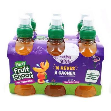 Fruit Shoot Multivitamines, 6x20cl
