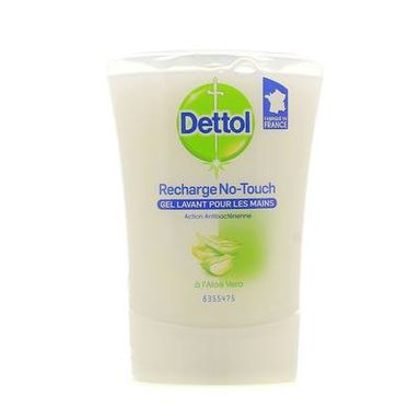 Dettol Recharge pour distributeur No-Touch à l'aloé vera, 250ml