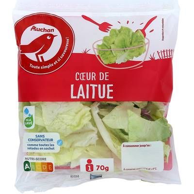 Auchan Coeur de Laitue, 70g