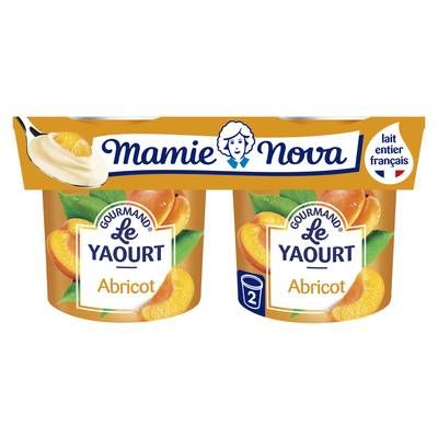 Mamie Nova Yaourt abricot, 2x150g