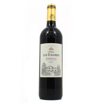 Château les Tuileries Bordeaux AOP 2021 Cabernet Sauvignon, 75cl
