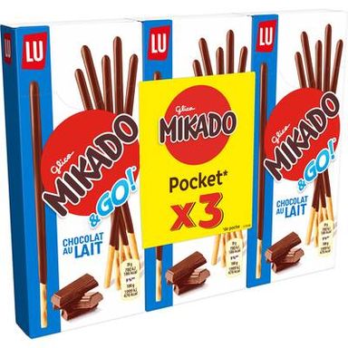Mikado Chocolat au Lait, 3x39g
