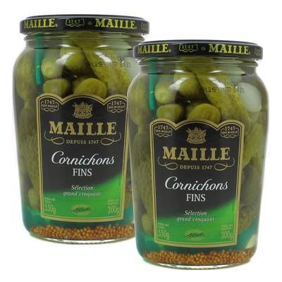 Maille Cornichons fins, Lot de 2x300g