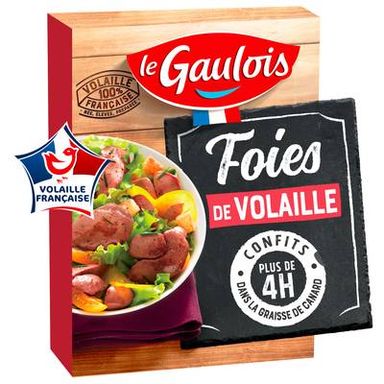 Le Gaulois Foies de Volaille Confits, 300g