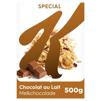 Spécial K de Kellogg's Céréales Chocolat au Lait, 500g