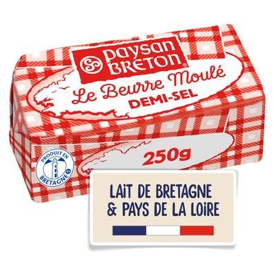 Paysan Breton Beurre moulé 1/2 Sel, 250g