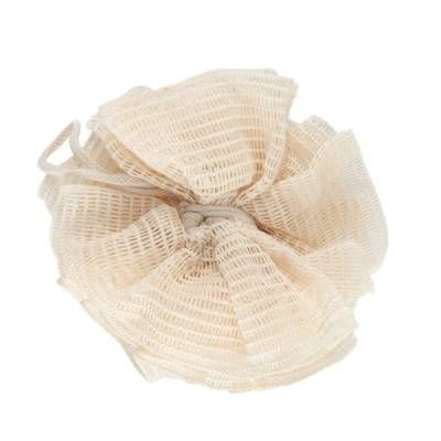 Arvix Fleur de Bain en Coton Effet Ramie Fibre, 1 fleur de bain