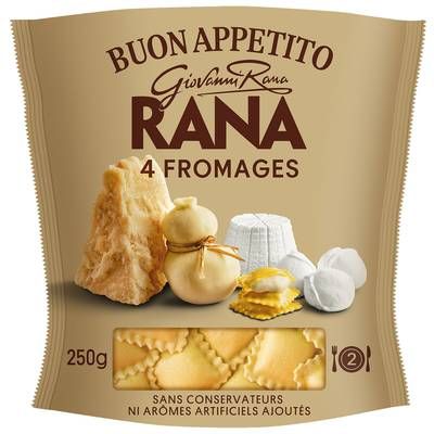 Giovanni Rana Raviolis 4 Fromages, 250g