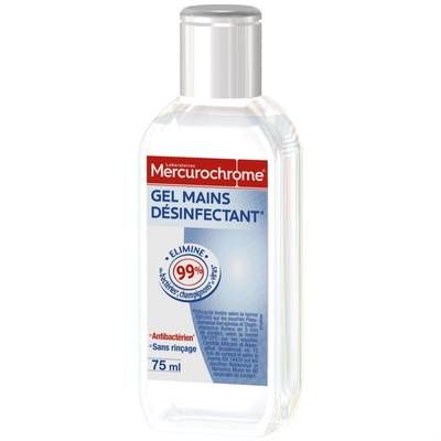 Mercurochrome Gel main désinfectant, 75ml