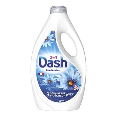 Dash Lessive liquide Envolée Air, 1,80L