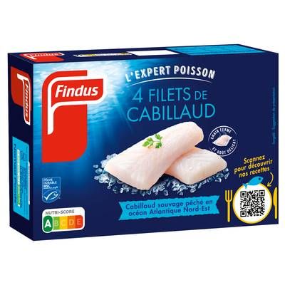 Findus Filets de cabillaud MSC, 4x100g