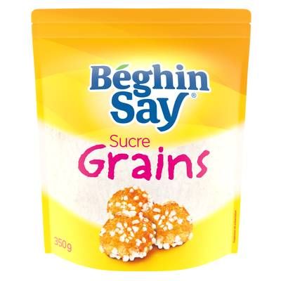 Beghin Say Sucre blanc en grains, 350g