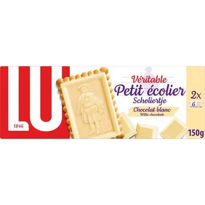 Lu Petit écolier Chocolat Blanc, 150g