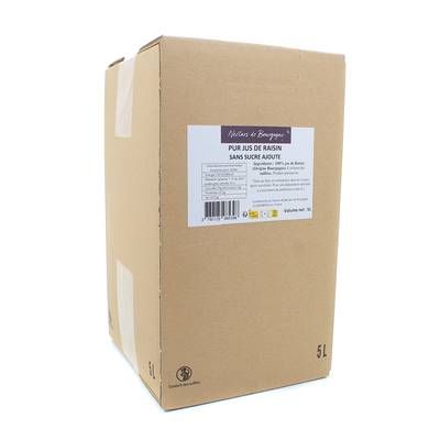 Nectars de Bourgogne Jus de raisin chardonnay de Bourgogne, 5L
