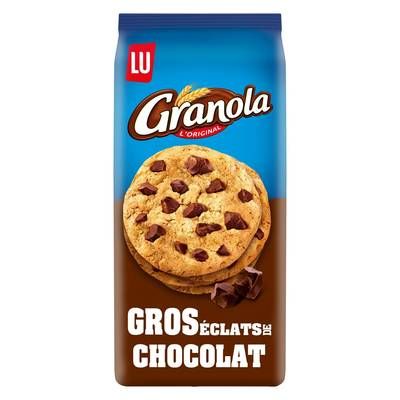Granola Cookies Gros éclats de chocolat, 184g