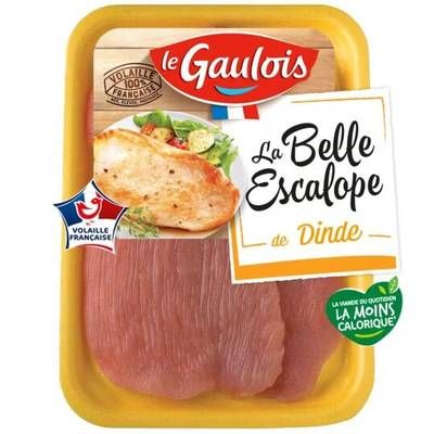 Le Gaulois Belles Escalopes de Dinde, 2x120g
