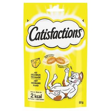 Catisfactions Friandises Fromage pour chat et chaton, 60g