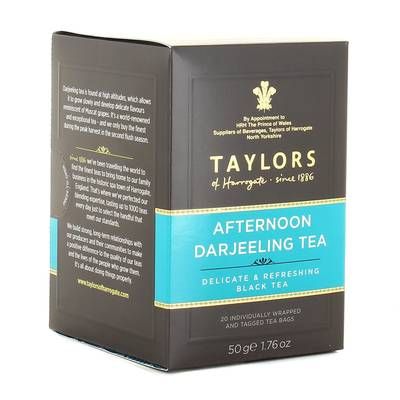 Taylors of Harrogate Thé darjeeling après-midi, 20 sachets