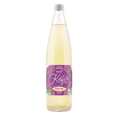 Vitamont Kéfir d'eau aux fruits bio - Citron Figue, 75cl