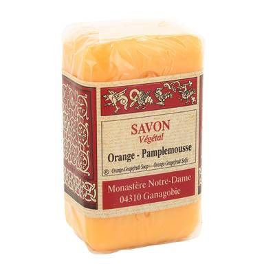 Abbaye De Ganagobie Savon végétal orange-pamplemousse, 150g