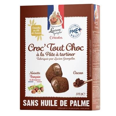 Lucien Georgelin  Céréales Croquante Fourrée Chocolat, 375g