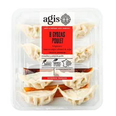 Agis Gyozas au Poulet avec Sauce Soja et Aigre Douce, 200g