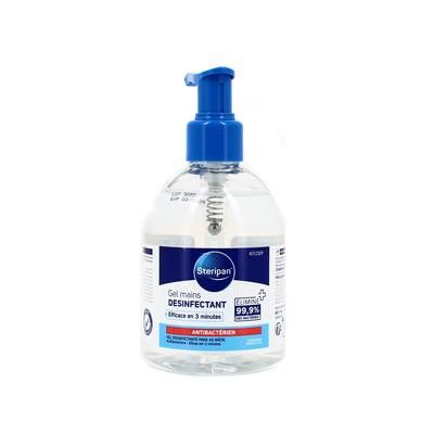 Steripan Gel antibactérien pour les mains en pompe, 240ml