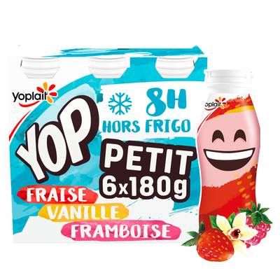 Yop Yaourts à Boire Panachés, 6x180g