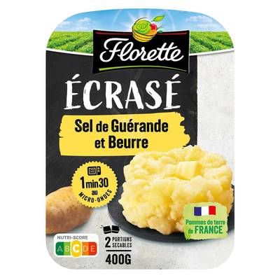 Florette Ecrasé de Pomme de Terre au Beurre & Sel de Guérande, 2x200g