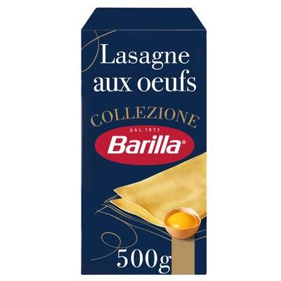 Barilla Collezione Pâtes Lasagne aux Oeufs, 500g