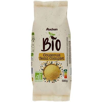 Auchan BIO Couscous semi-complet bio, 500g