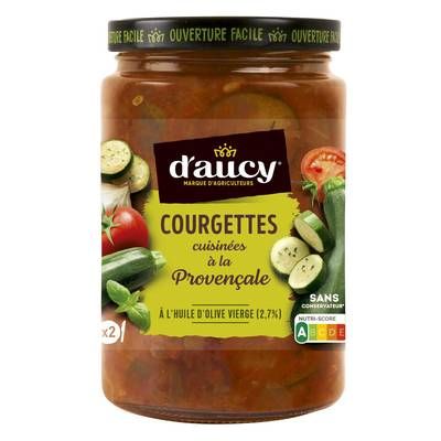 D'aucy Courgettes Cuisinées à la Provençale, 380g