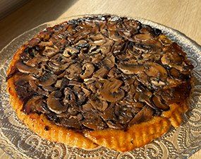 Tatin de champignons 