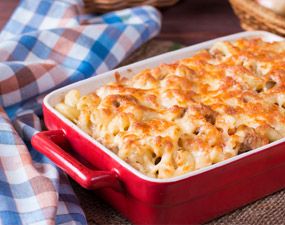 Gratin de macaroni au reblochon