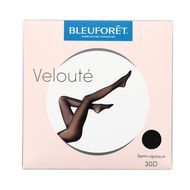 Bleuforêt Collant semi opaque Noir 30D, Taille 3/4