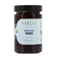 Marius, L'Épicerie Inspirée Confiture Extra Fraises, 375g