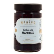 Marius, L'Épicerie Inspirée Confiture Extra Framboises, 375g