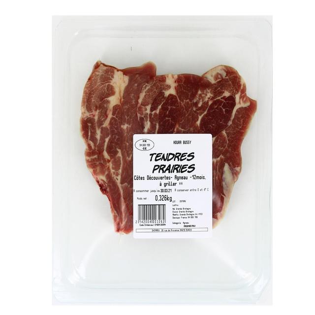 3297579046141 - Aux Tendres Prairies - 3 Côtes d'Agneau découvertes à griller 3x80g