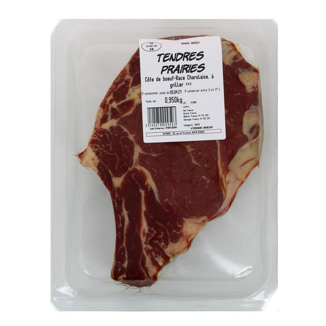 3297579015284 - Aux Tendres Prairies - 1 Côte de Boeuf Race Charolaise à griller