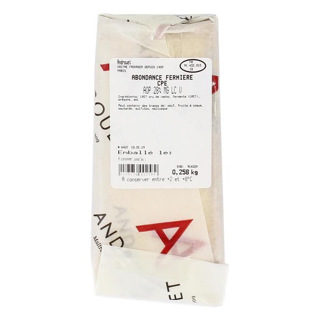 - Androuet, Maître Fromager - Abondance Fermier AOP - Lait de vache cru