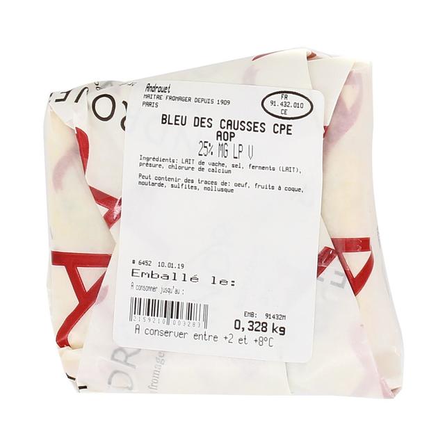 - Androuet, Maître Fromager - Bleu des Causses AOP - Lait de vache cru