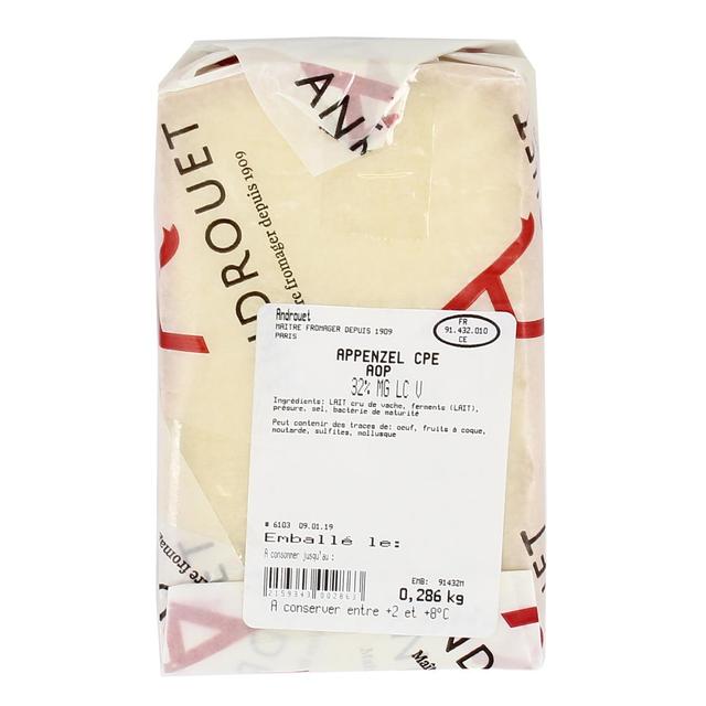 - Androuet, Maître Fromager - Appenzeller - Lait de vache cru