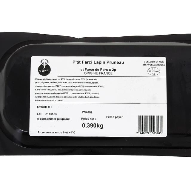 - Leguelier - Farçis de Lapin aux Pruneaux et Porc façon Paupiette